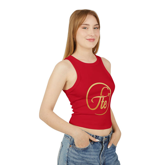 FTE Women's Micro Rib Racer Tank Top