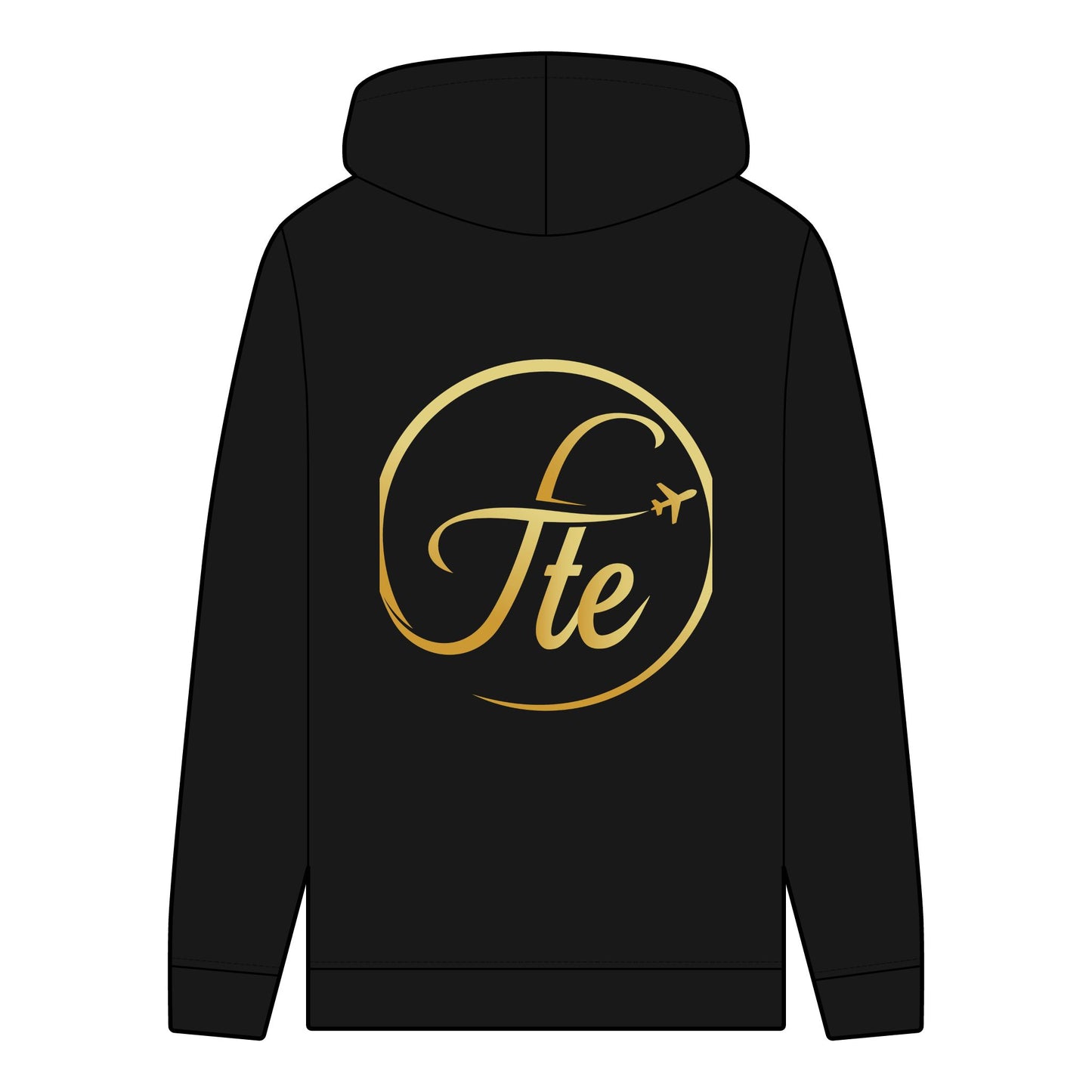 FTE Men's Organic Travel Hoodie with Gold FTE Design