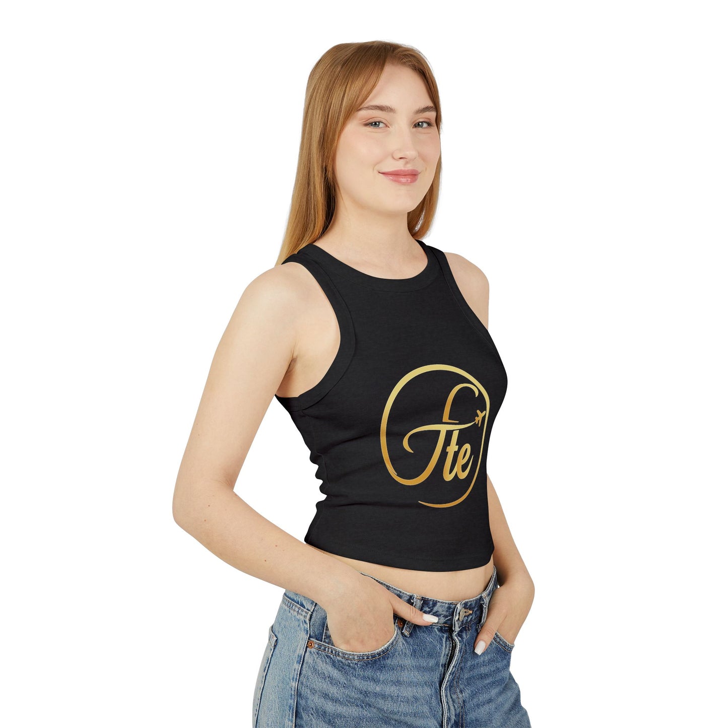 FTE Women's Micro Rib Racer Tank Top