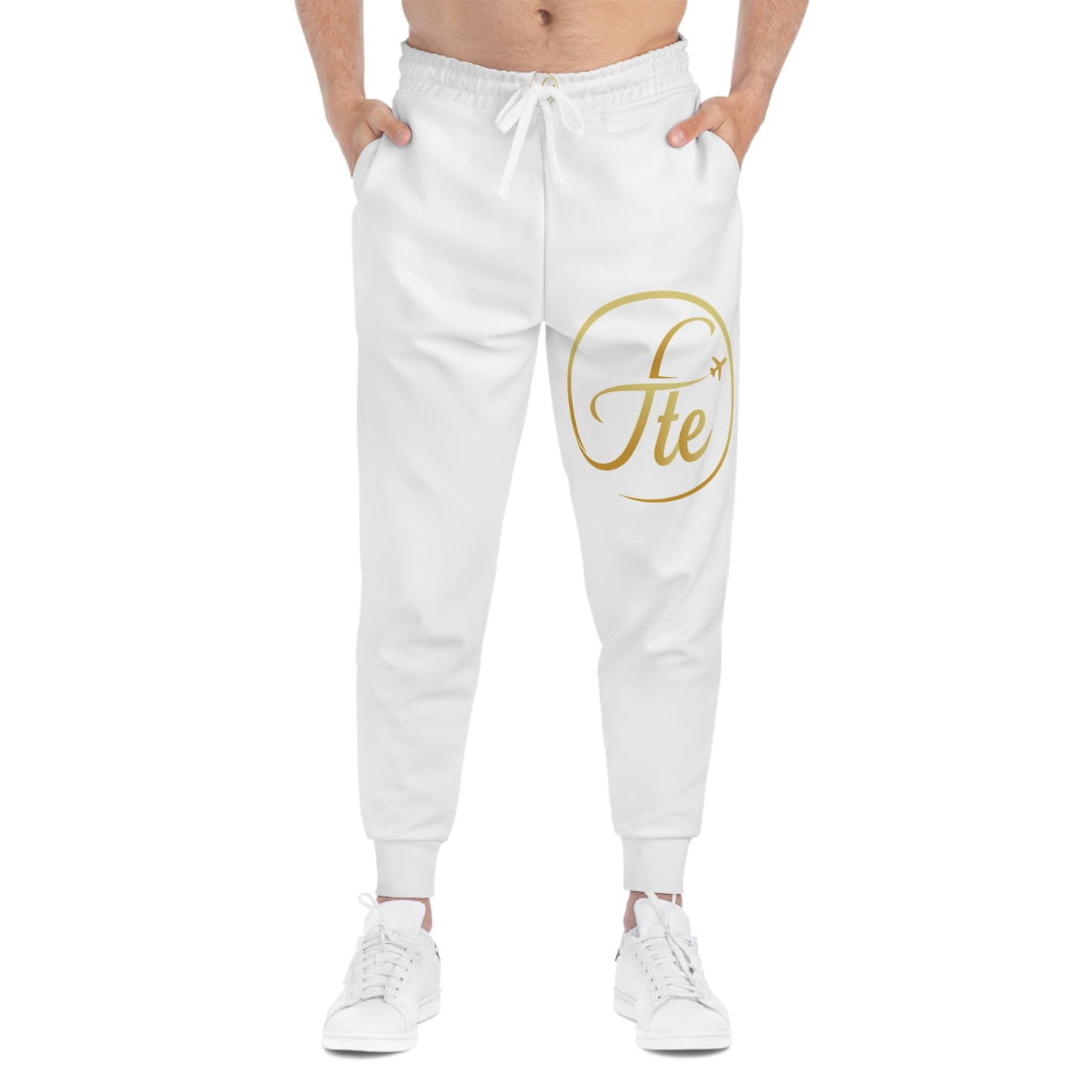FTE Luxury Athletic Joggers with Stylish Gold Design